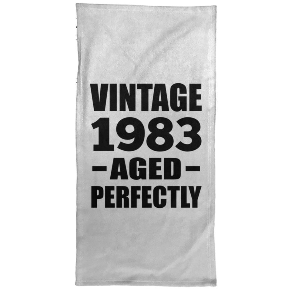 41st Birthday Vintage 1983 Aged Perfectly - Hand Towel