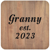 Granny Established EST. 2023 - Drink Coaster C
