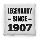 117th Birthday Legendary Since 1907 - Throw Pillow