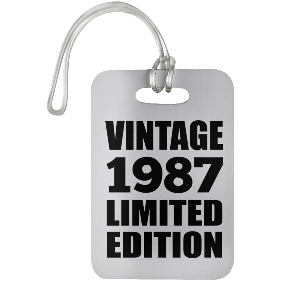 37th Birthday Vintage 1987 Limited Edition - Luggage Bag Tag