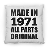 53rd Birthday Made in 1971 All Parts Original - Throw Pillow