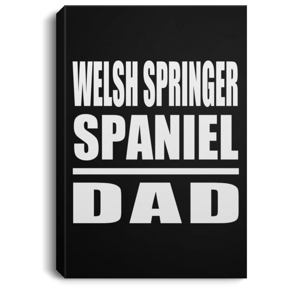Welsh Springer Spaniel Dad - Canvas Portrait