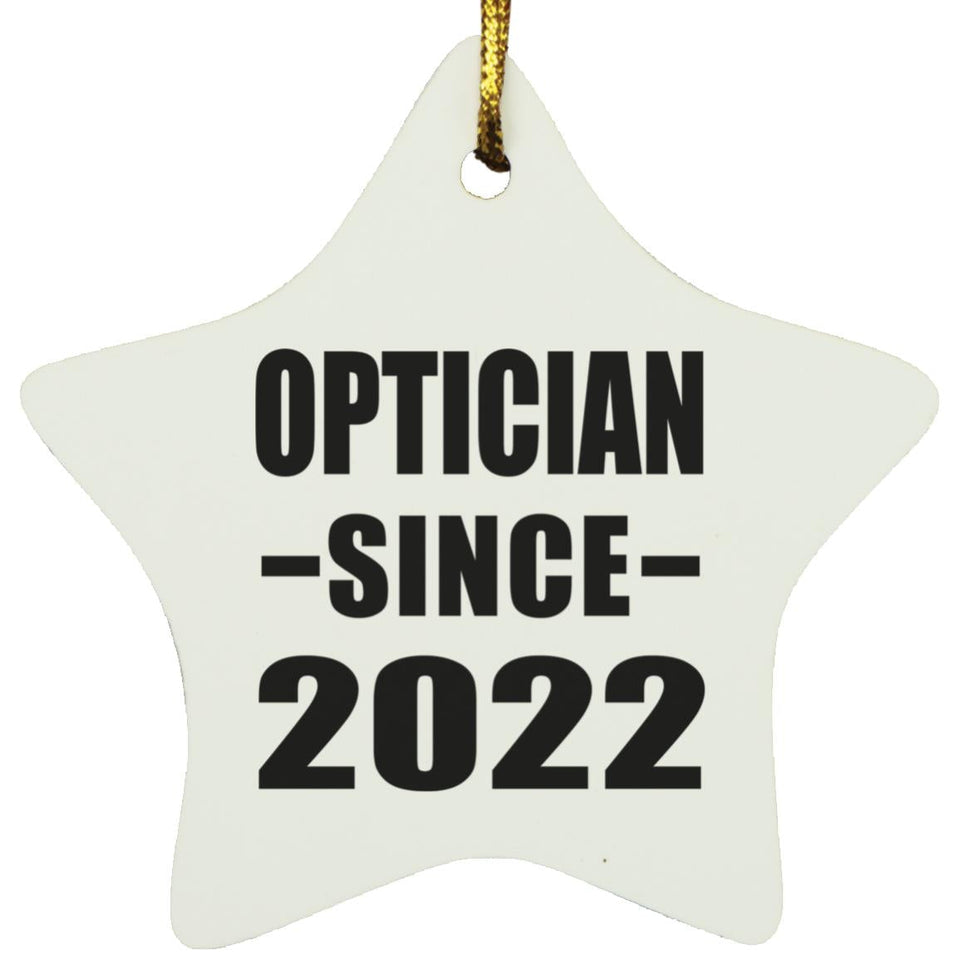 Optician Since 2022 - Star Ornament