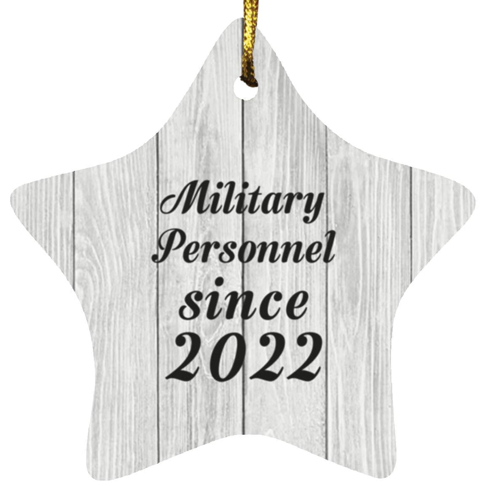 Military Personnel Since 2022 - Star Ornament F