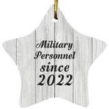 Military Personnel Since 2022 - Star Ornament F
