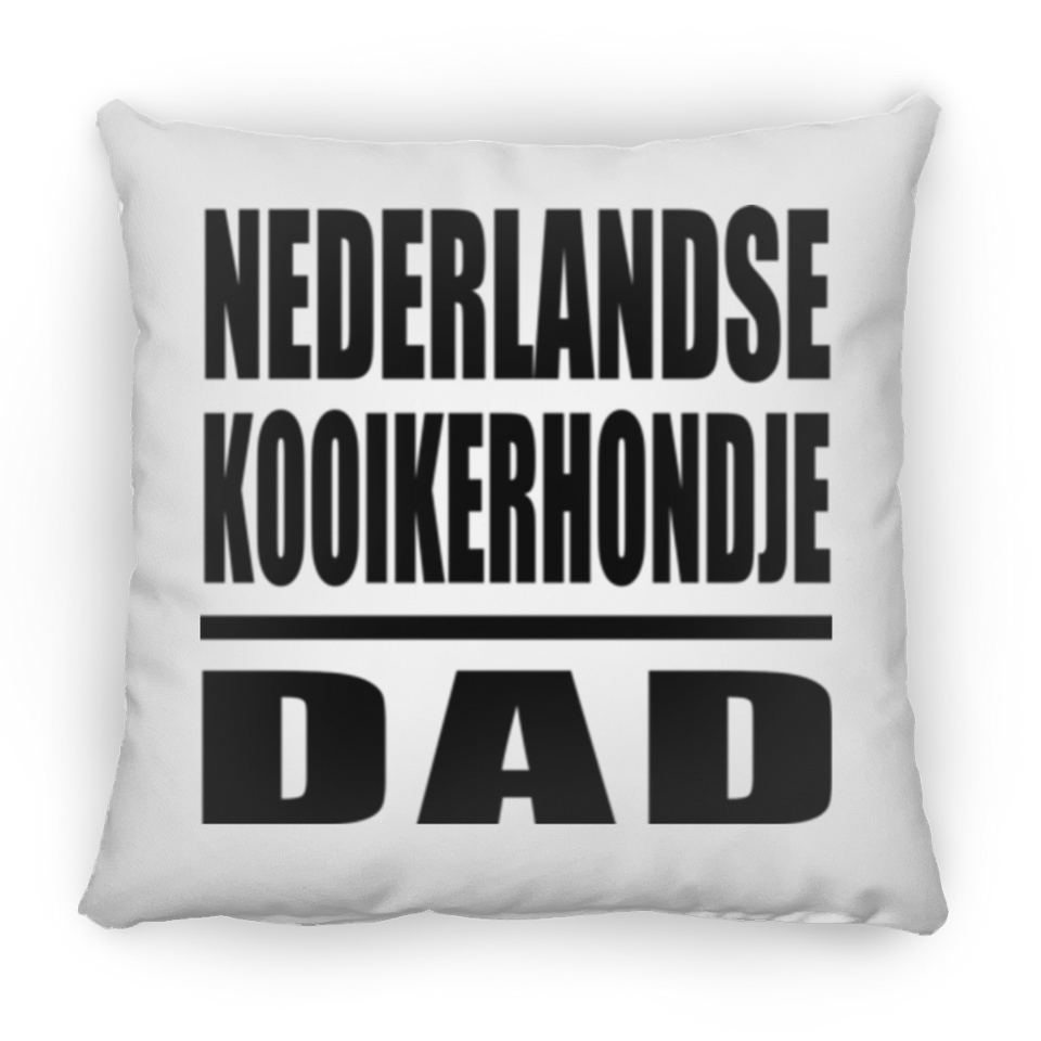 Nederlandse Kooikerhondje Dad - Throw Pillow