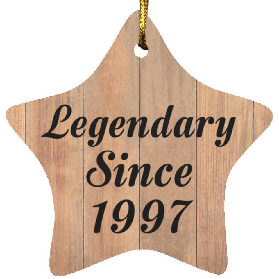 27th Birthday Legendary Since 1997 - Star Ornament C