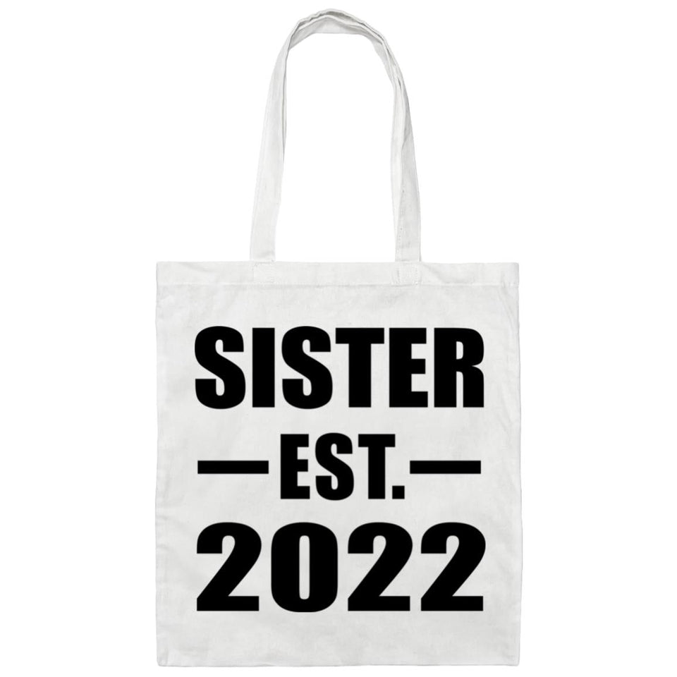 Sister Established EST. 2022 - Tote Bag White