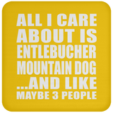 All I Care About Is Entlebucher Mountain Dog - Drink Coaster