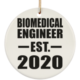 Biomedical Engineer Established EST. 2020 - Circle Ornament