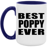 Best Poppy Ever - 15oz Accent Mug Purple