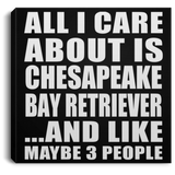 All I Care About Is Chesapeake Bay Retriever - Canvas Square