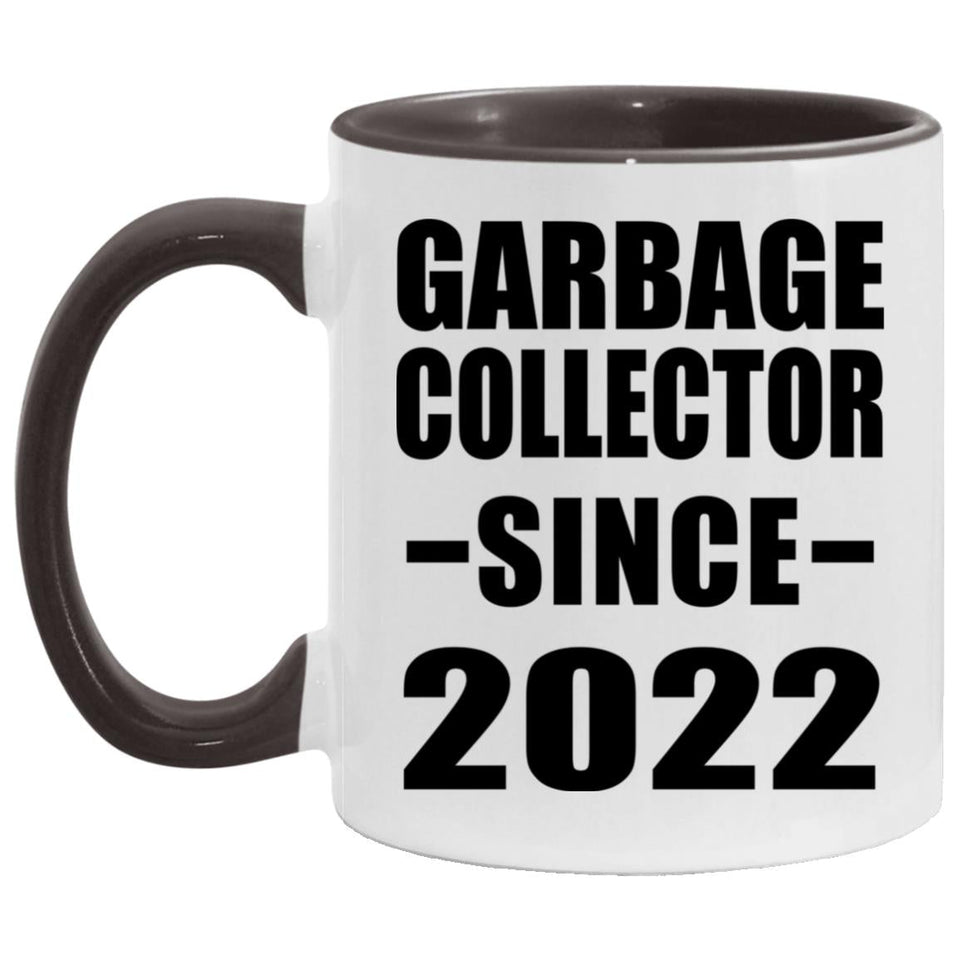 Garbage Collector Since 2022 - 11oz Accent Mug Black