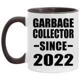 Garbage Collector Since 2022 - 11oz Accent Mug Black