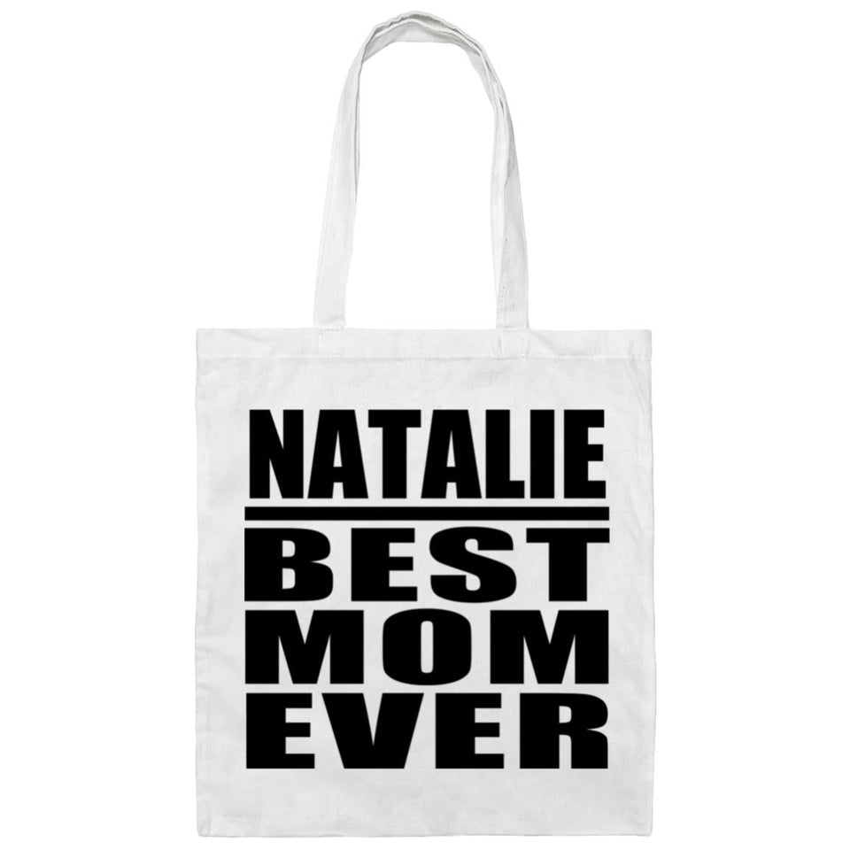 Natalie Best Mom Ever - Tote Bag White