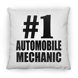 Number One #1 Automobile Mechanic - Throw Pillow