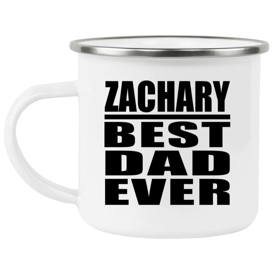 Zachary Best Dad Ever - 12oz Camping Mug