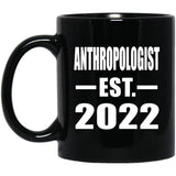 Anthropologist Established EST. 2022 - 11oz Coffee Mug Black