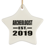 Archeologist Established EST. 2019 - Star Ornament