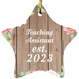 Teaching Assistant Established Est. 2023 - Star Ornament B