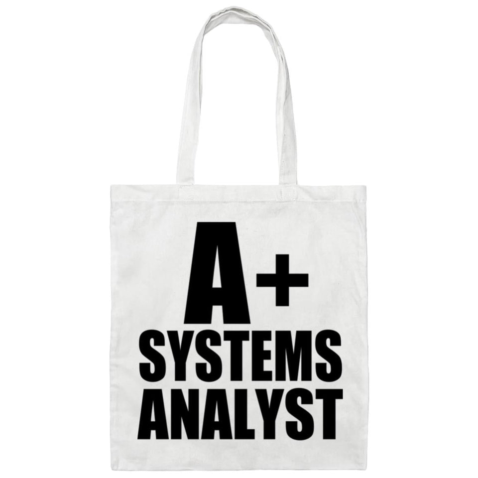 A+ Systems Analyst - Tote Bag White