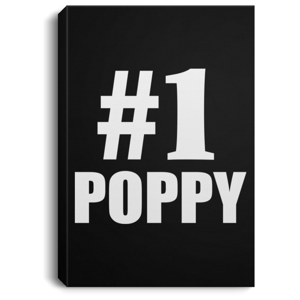 Number One #1 Poppy - Canvas Portrait