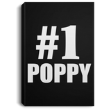 Number One #1 Poppy - Canvas Portrait