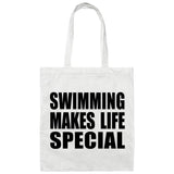 Swimming Makes Life Special - Tote Bag White