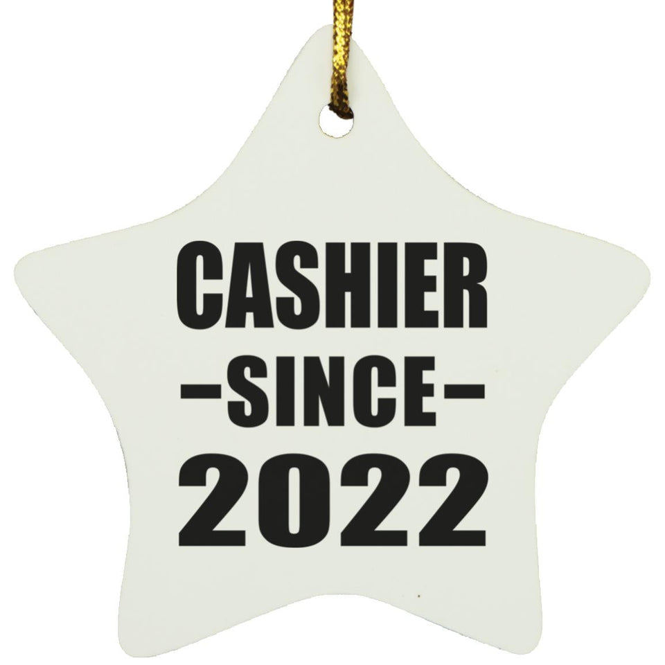 Cashier Since 2022 - Star Ornament