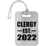 Clergy Established EST. 2022 - Luggage Bag Tag