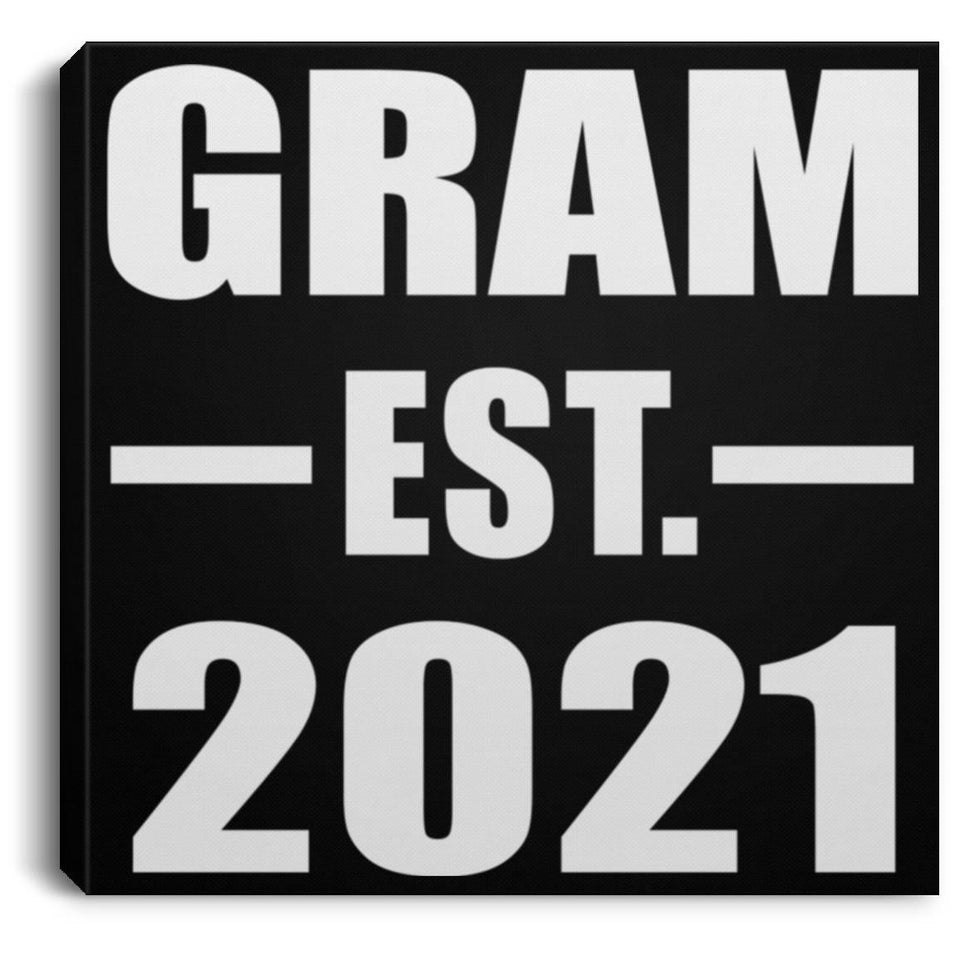 Gram Established EST. 2021 - Canvas Square
