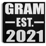 Gram Established EST. 2021 - Canvas Square