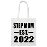 Step Mum Established EST. 2022 - Tote Bag White