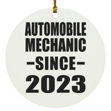 Automobile Mechanic Since 2023 - Circle Ornament
