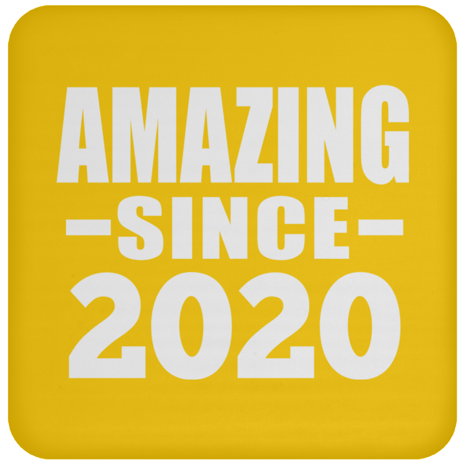4th Birthday Amazing Since 2020 - Drink Coaster