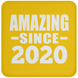 4th Birthday Amazing Since 2020 - Drink Coaster