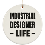 Industrial Designer Life - Circle Ornament