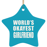 World's Okayest Girlfriend - Star Ornament