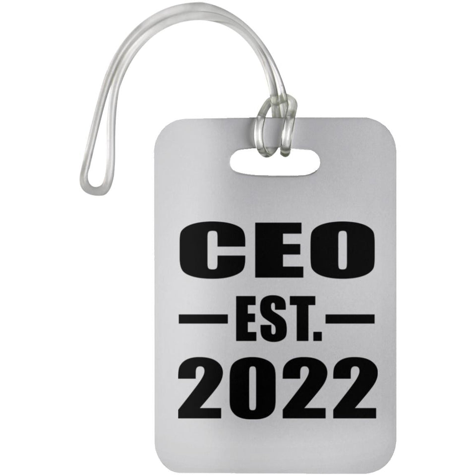 CEO Established EST. 2022 - Luggage Bag Tag