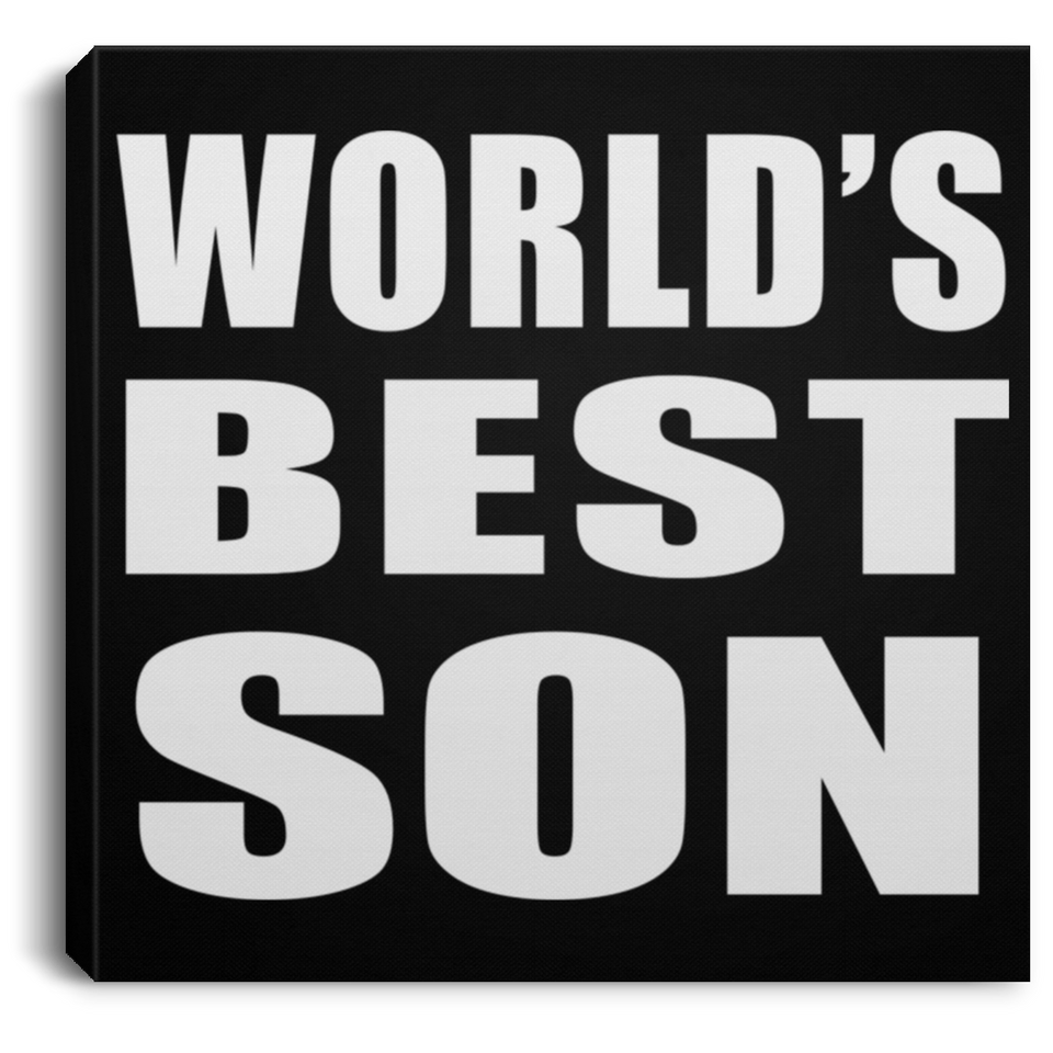 World's Best Son - Canvas Square