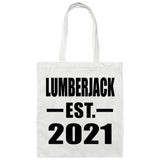 Lumberjack Established EST. 2021 - Tote Bag White