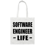 Software Engineer Life - Tote Bag White