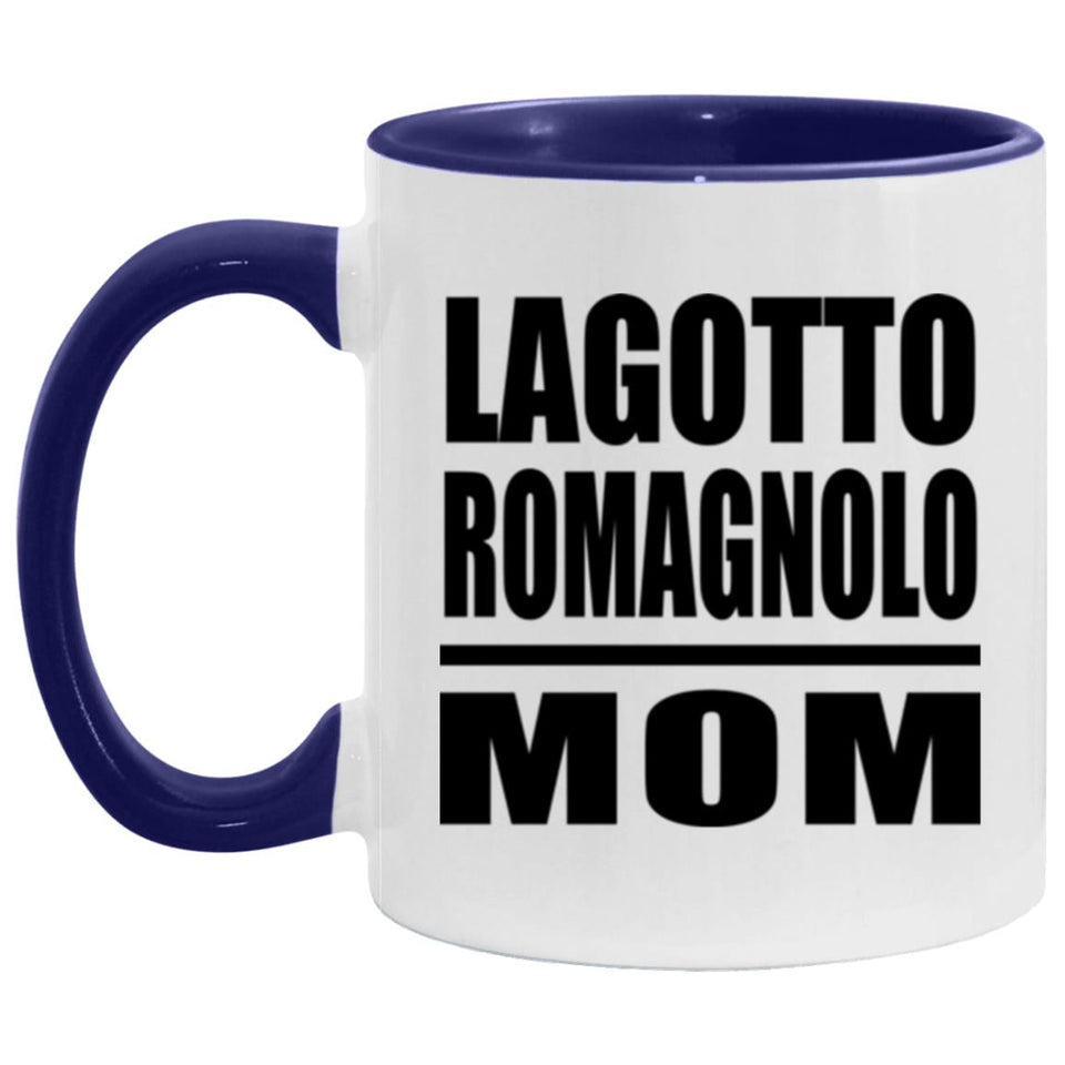 Lagotto Romagnolo Mom - 11oz Accent Mug Purple