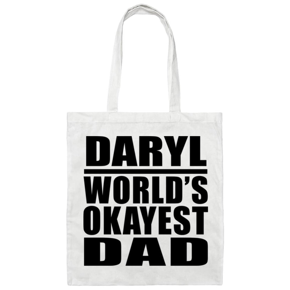 Daryl World's Okayest Dad - Tote Bag White