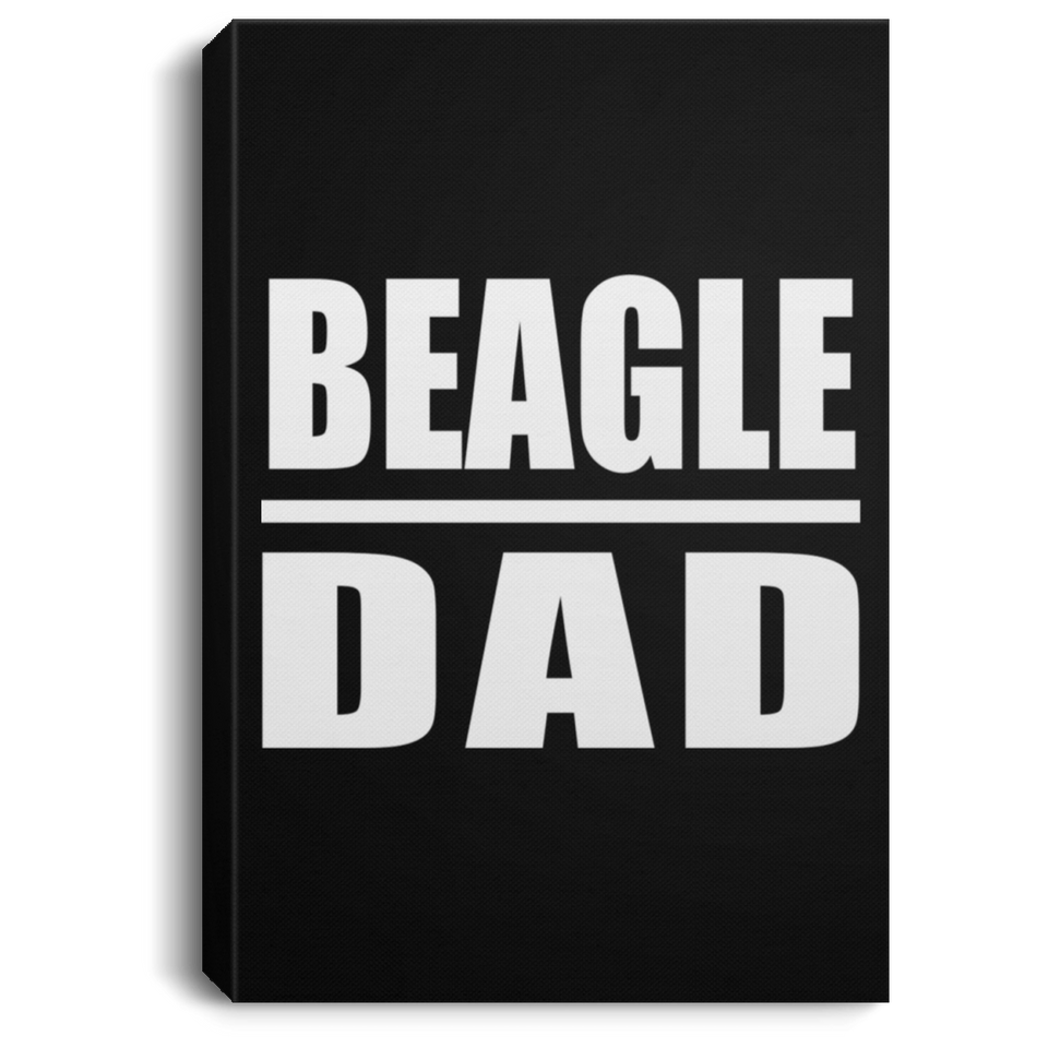 Beagle Dad - Canvas Portrait