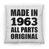 61st Birthday Made in 1963 All Parts Original - Throw Pillow