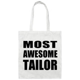 Most Awesome Tailor - Tote Bag White
