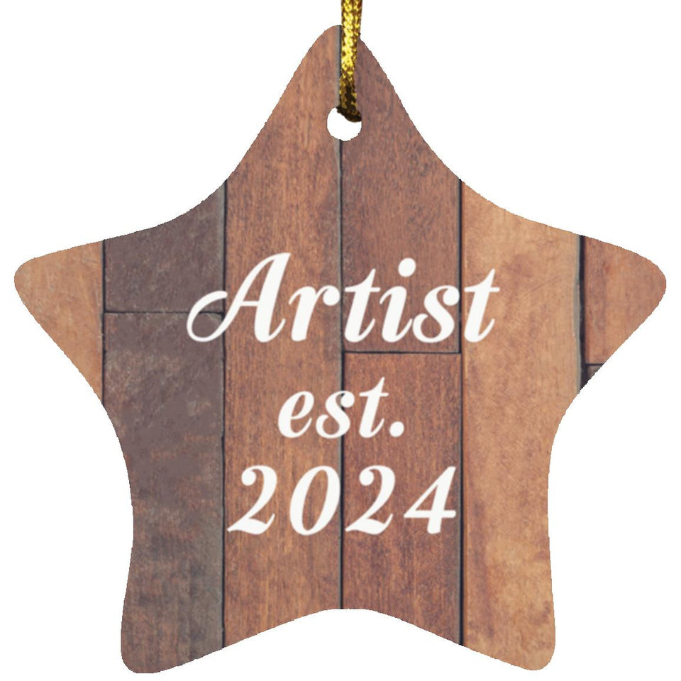 Artist Established Est. 2024 - Star Ornament E