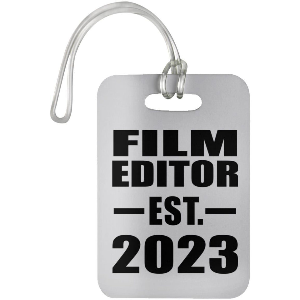 Film Editor Established EST. 2023 - Luggage Bag Tag