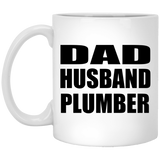 Dad Husband Plumber - 11oz Coffee Mug